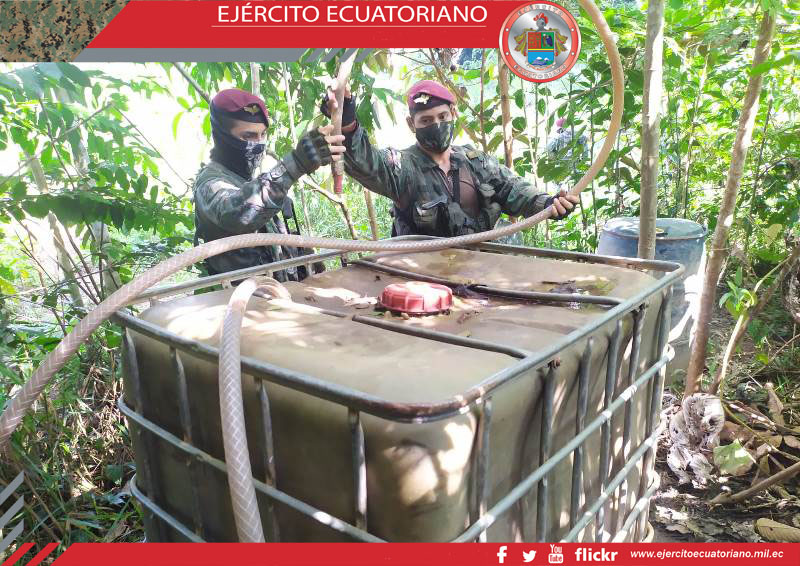 Militares incautan combustible en Lago Agrio