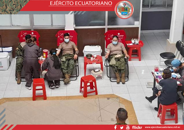 Personal del Ejército colabora en campaña de donación de sangre