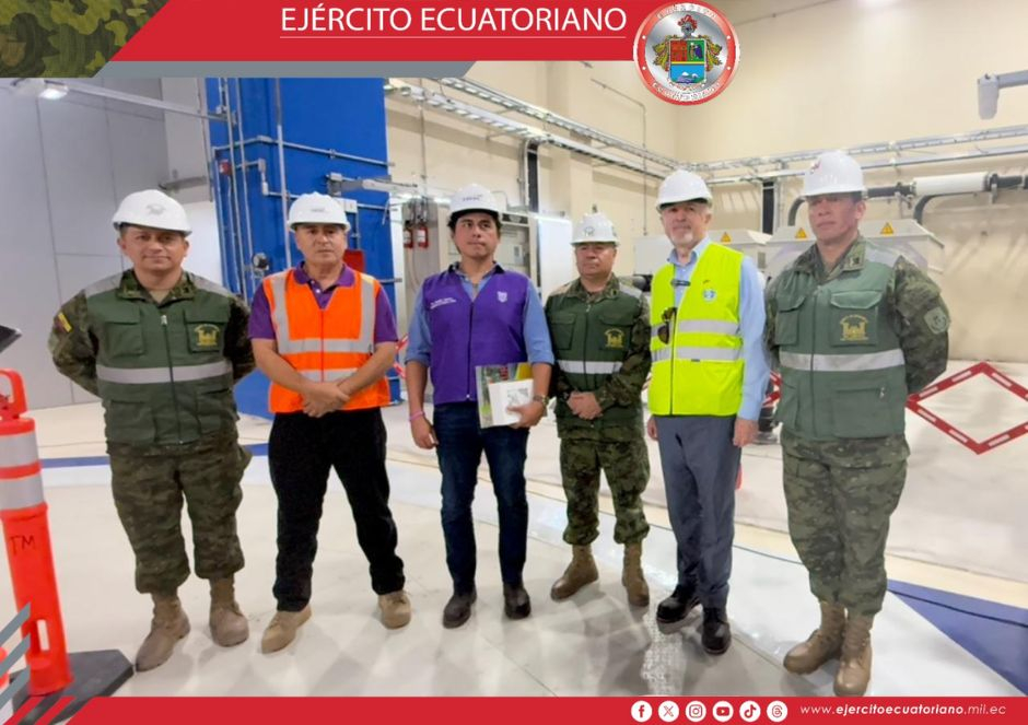 Se inauguró la Casa de Maquinas de la Central Alluriquín