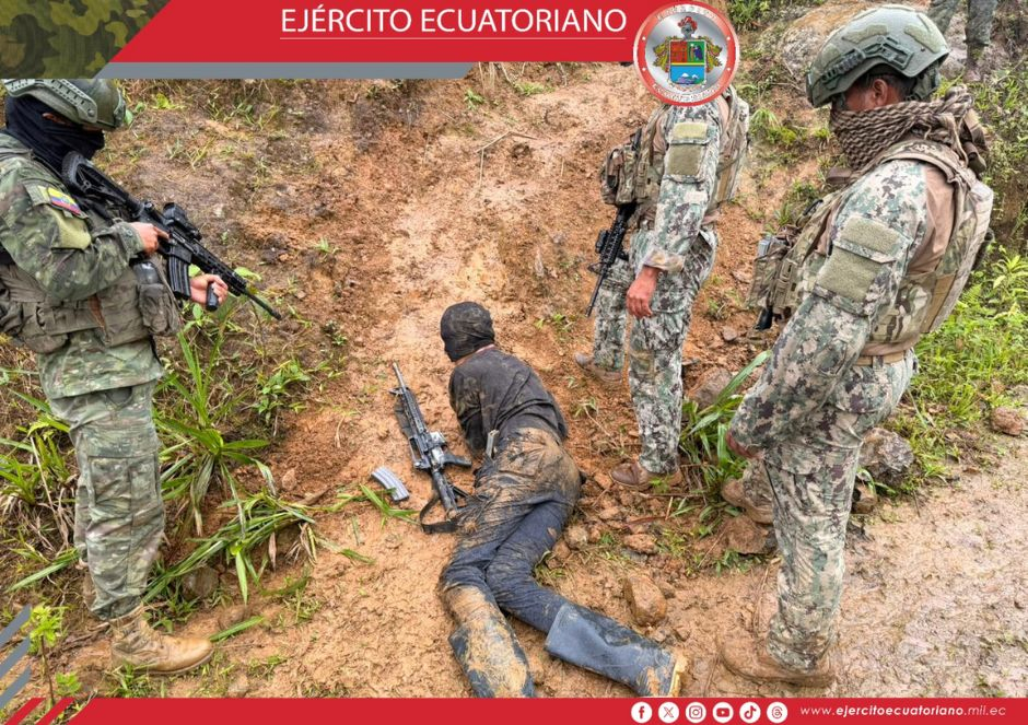 Se aprehende a alias Cali objetivo de mediano valor y miembro del Frente Oliver Sinisterra