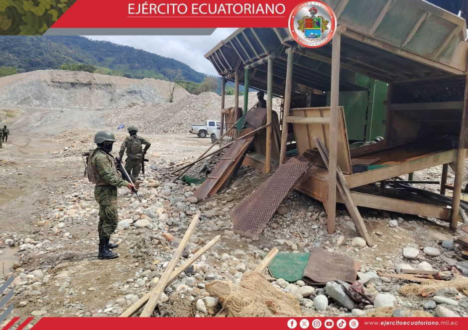 El Ejército Ecuatoriano refuerza las operaciones militares en Zamora Chinchipe