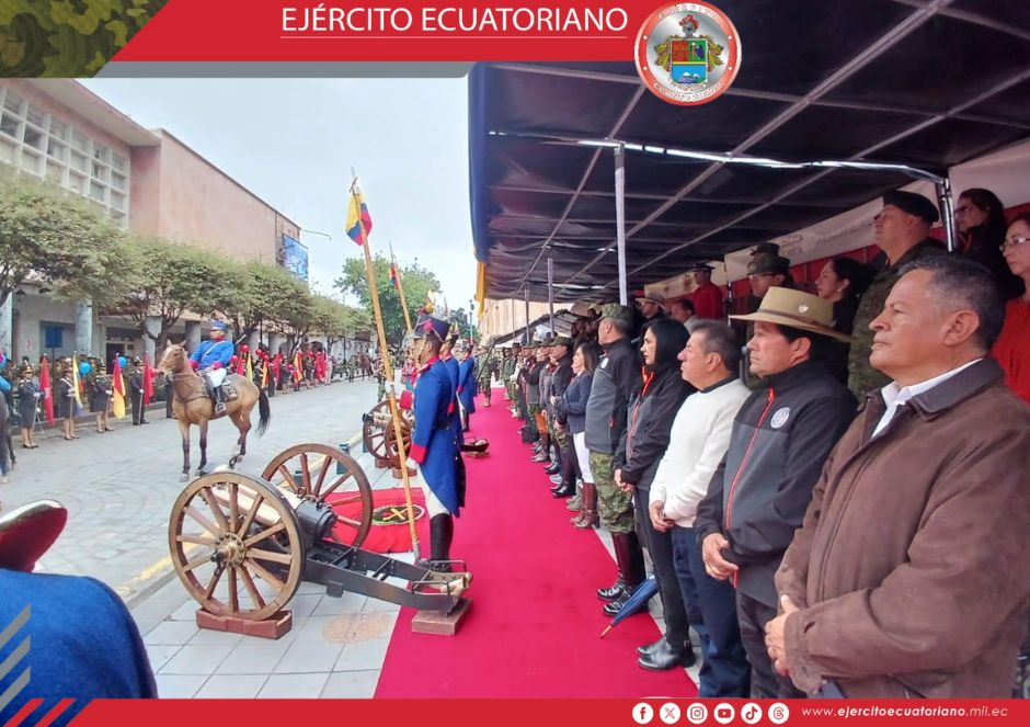 Se realizó la XVI Cabalgata por la ruta de los Héroes de Tarqui, por conmemorar los 196 años del Ejército Ecuatoriano