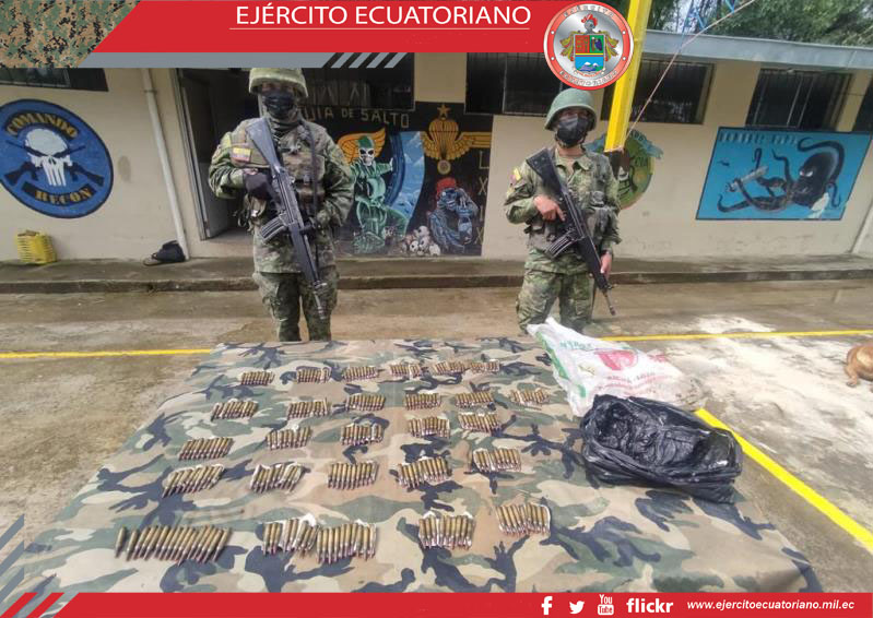 261 municiones abandonas encontraron efectivos del Ejército en Chical