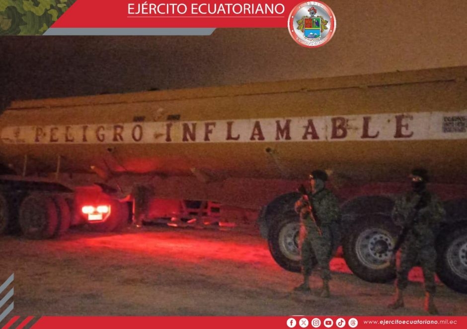 Militares incautan combustible en Santa Elena