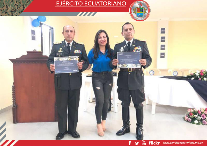Distrito de Salud de Montúfar entregó un reconocimiento al personal militar