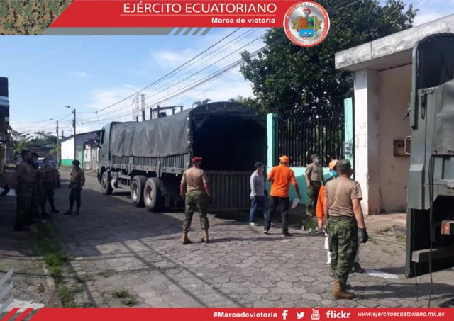 Apoyo logístico militar al servicio de la frontera norte