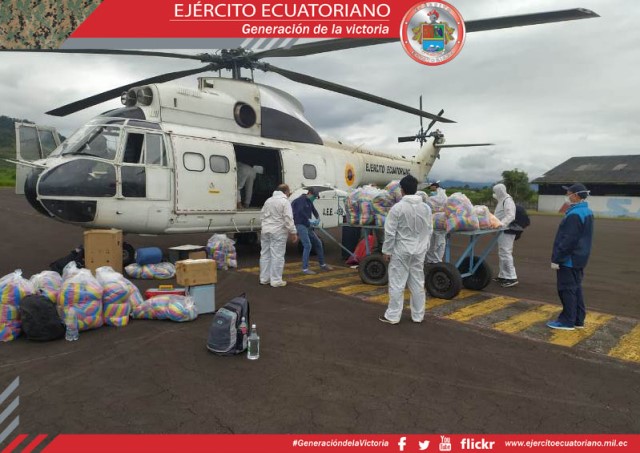 Fuerzas Armadas realizan acción cívica en las estribaciones de la cordillera del Cóndor