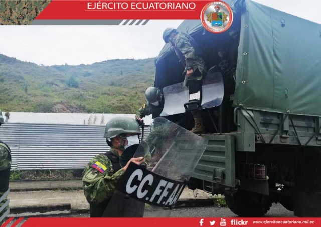 Militares refuerzan seguridad en el Centro de Rehabilitación Social de Turi
