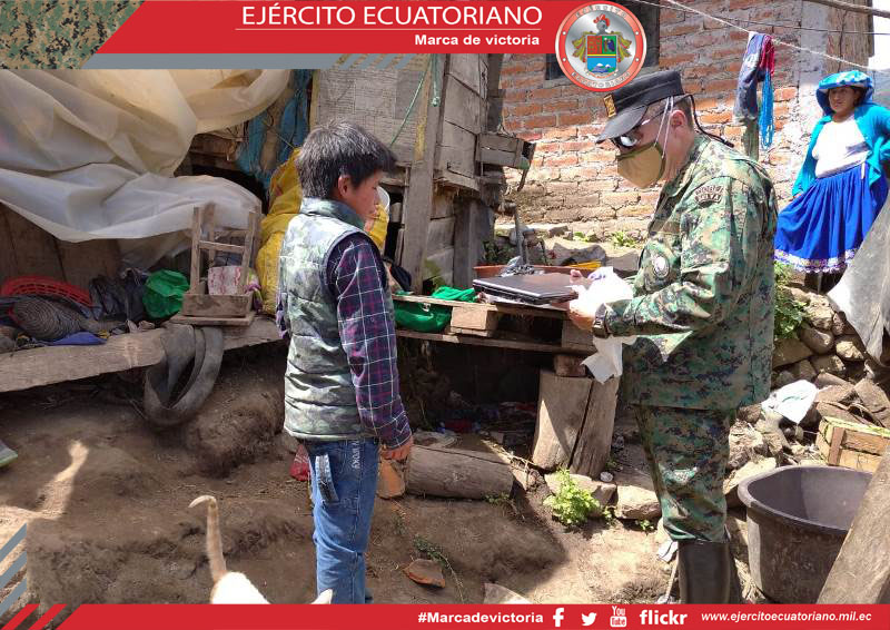 Nuevas muestras de solidaridad de los soldados de las Fuerzas Armadas con niño Baltazar Palta