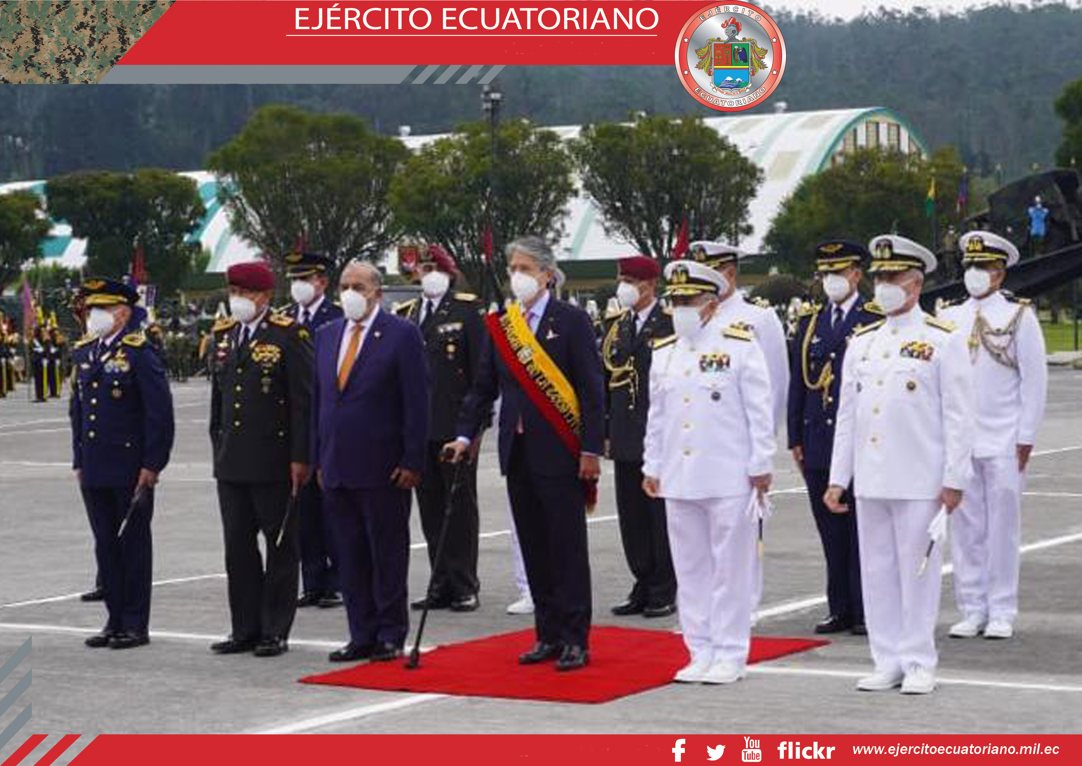 Se realizó ceremonia de cambio de mando de las Fuerzas Armadas del Ecuador