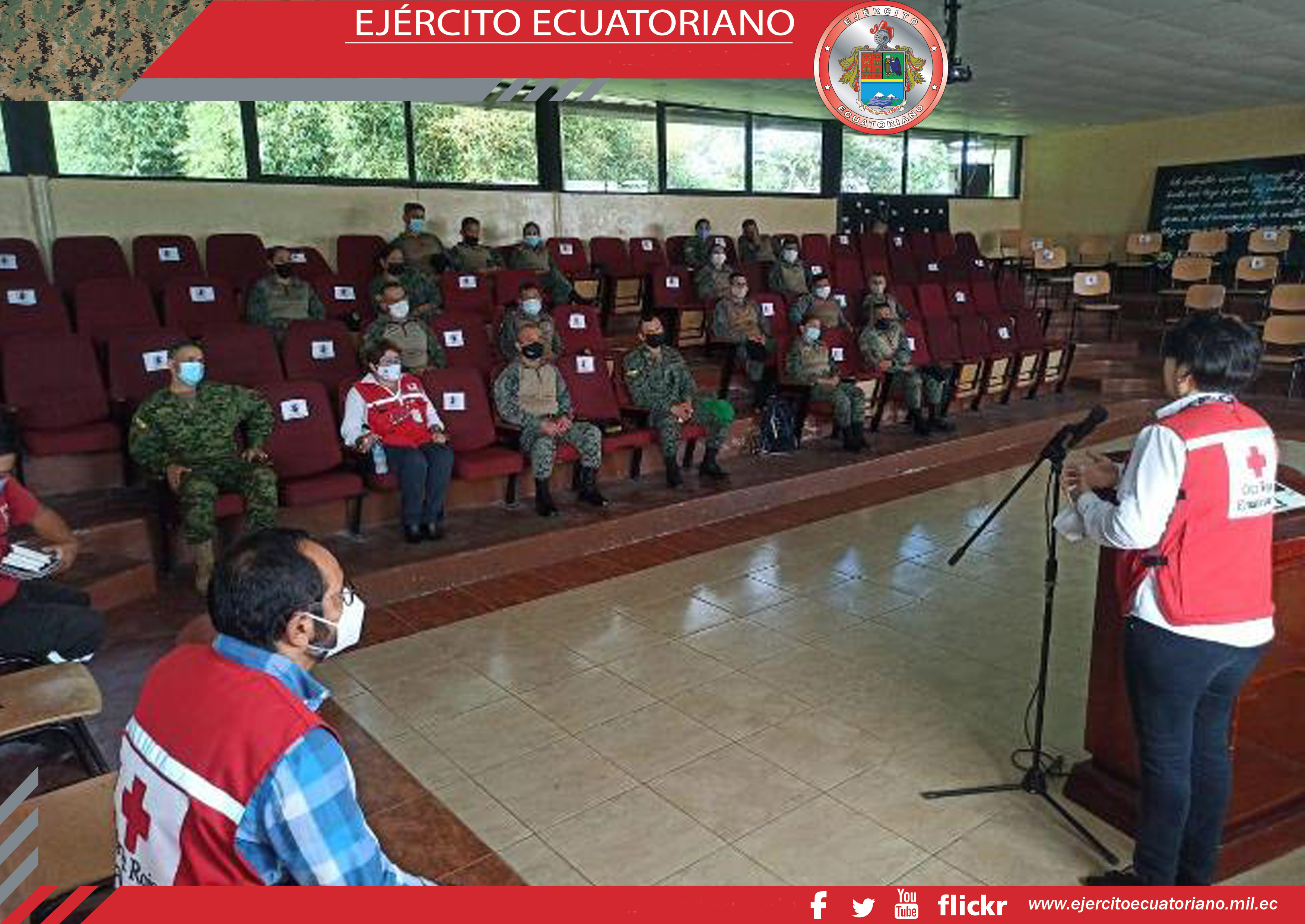 Personal de la Escuela de Iwias recibe capacitación sobre Derecho Internacional Humanitario