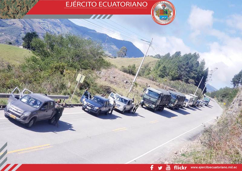 Brigada Loja realiza movimiento de munición obsoleta para su destrucción