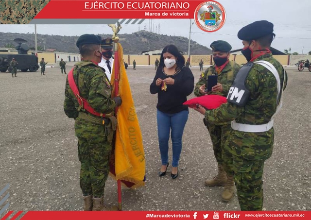 La Gobernación de Santa Elena realizó un reconocimiento al Grupo de Artillería Antiaérea N.° 5 Mayor Valencia