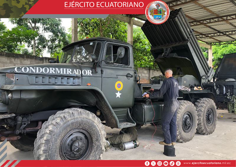 Mantenimiento del material de Lanzadores Múltiples BM-21