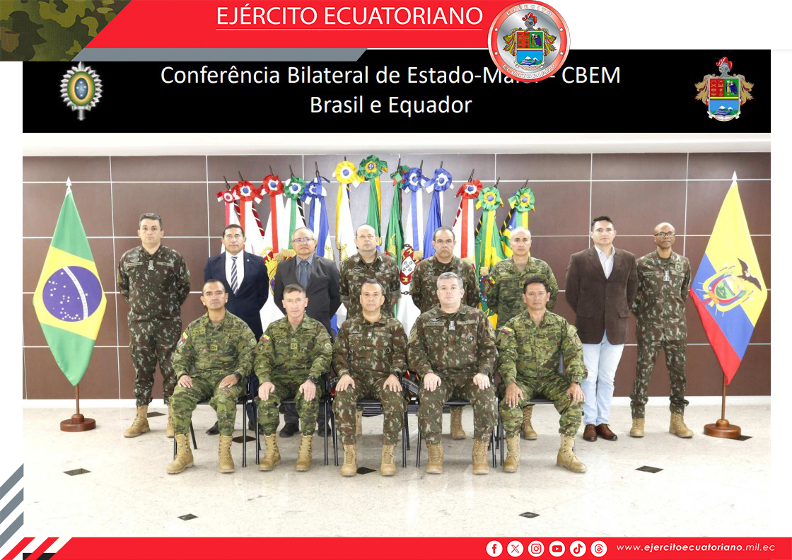 XIII Reunión Bilateral de Estados Mayores Brasil-Ecuador