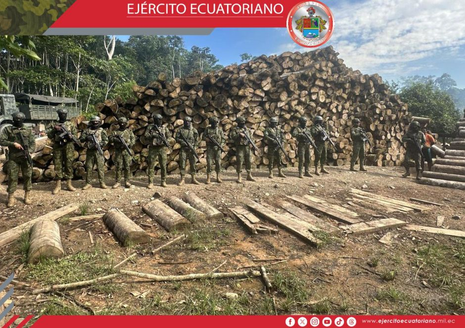 Ejército ecuatoriano protege la Amazonia