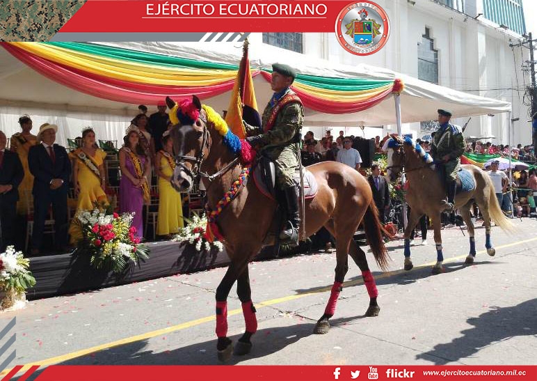 Ejército Ecuatoriano rinde homenaje al cantón Piñas