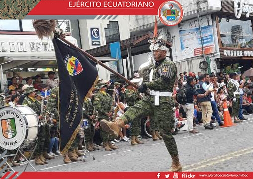 La Escuela de Iwias del Ejército rinde homenaje a San Juan de los Ríos de Tena por conmemorar su Cuadragésimo Sexto Tercer aniversario de cantonización