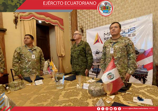 En Cuenca se inauguró la Vigésima Primera Reunión de Mandos Regionales de Frontera Ecuador y Perú