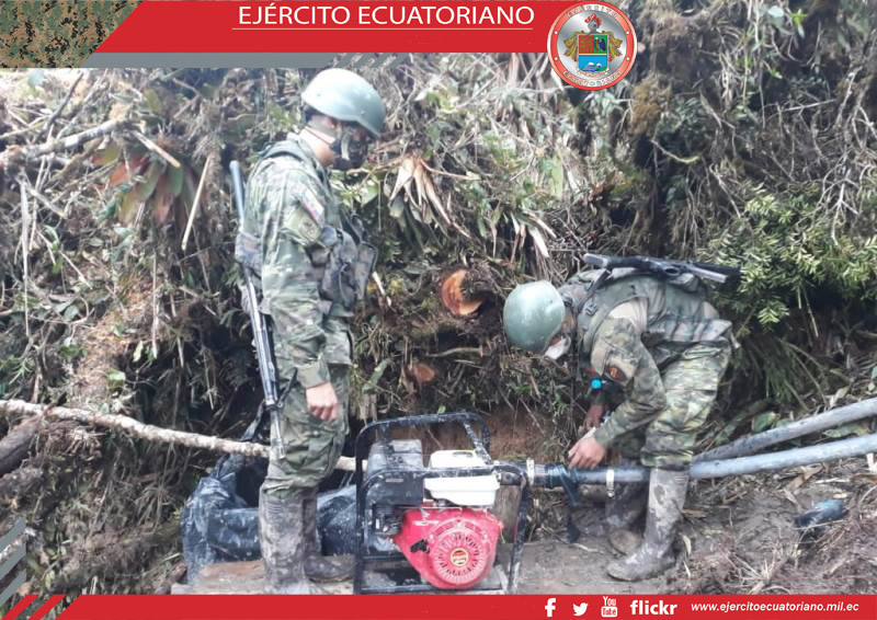 Decomisan explosivos en el cantón Chinchipe