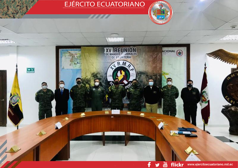 Se realizó XV Reunión de Mandos Regionales de Frontera Ecuador-Perú