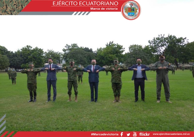 Unidades militares de Manabí recibieron la visita del comandante del Ejército