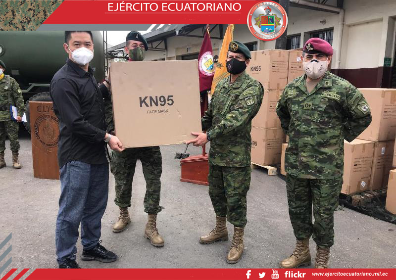 Se entregaron mascarillas en beneficio del personal militar