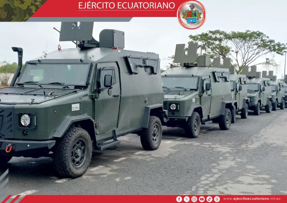 Se sumaron vehículos David 4x4 a las operaciones militares en Machala