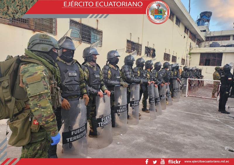 Control interinstitucional en Centro de Rehabilitación Social de Riobamba