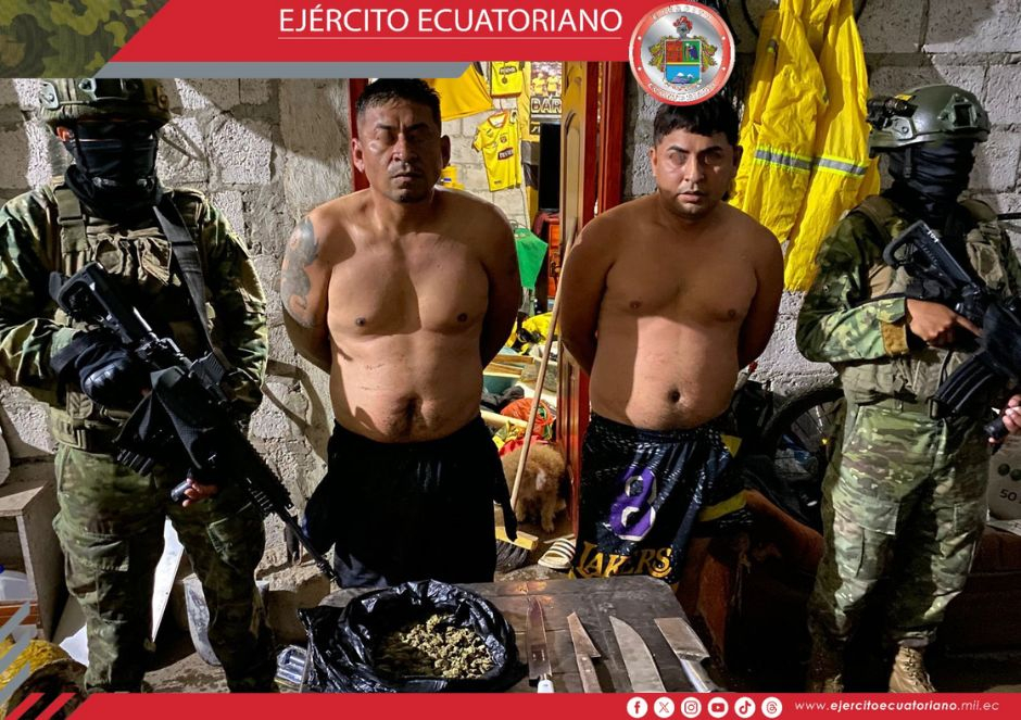 Ejército Ecuatoriano golpea estructuras de GDOs en Quevedo y Buena Fe obteniendo contundentes resultados