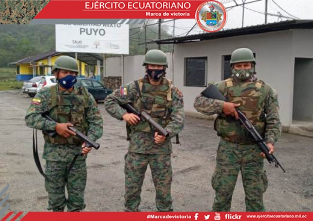 Soldados ecuatorianos continúan cumpliendo diferentes operaciones militares a nivel nacional