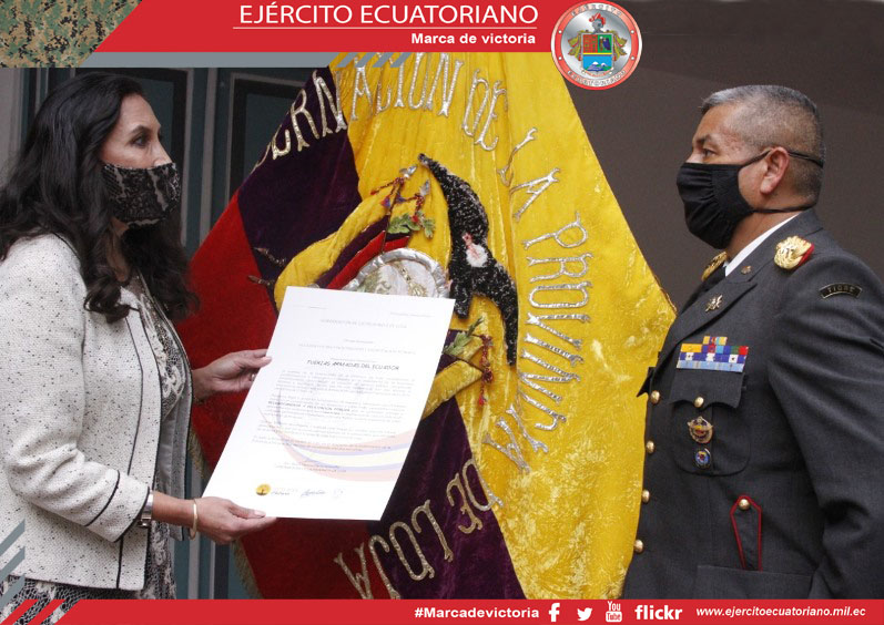 Militares reciben reconocimiento en la provincia de Loja