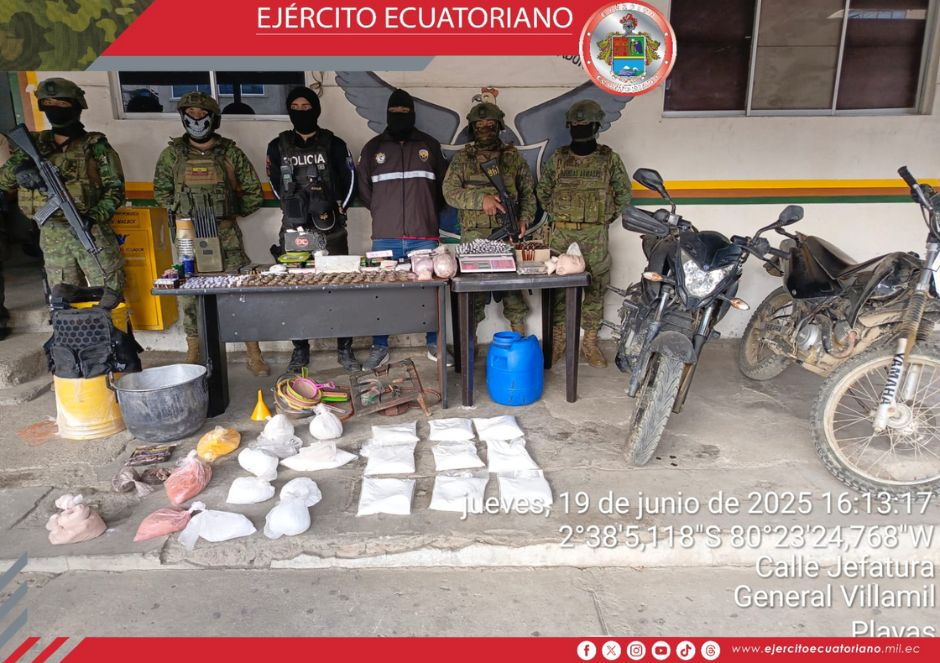 En operación militar se neutralizó punto clandestino de elaboración y distribución de droga