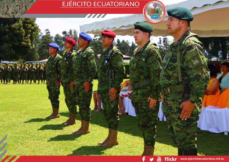8 oficiales del Ejército Ecuatoriano Ascendieron a generales