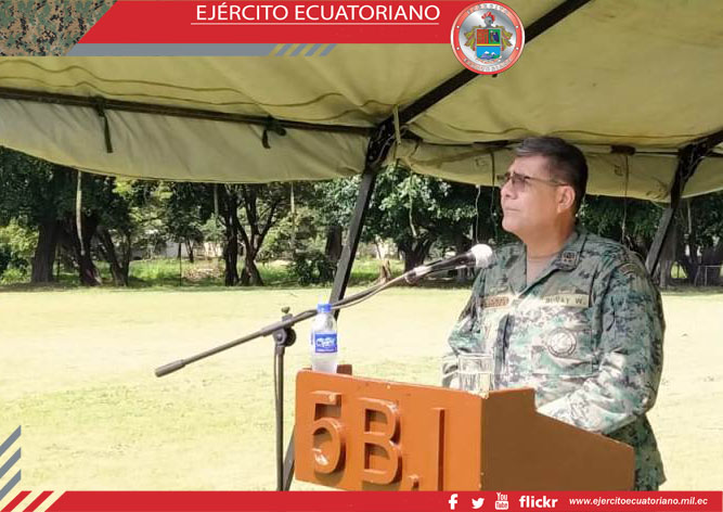 Brigada N.º 5 Guayas recibe visita del Comandante General del Ejército