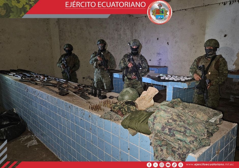 Decomiso de armas y municiones en el sector de las Cañitas