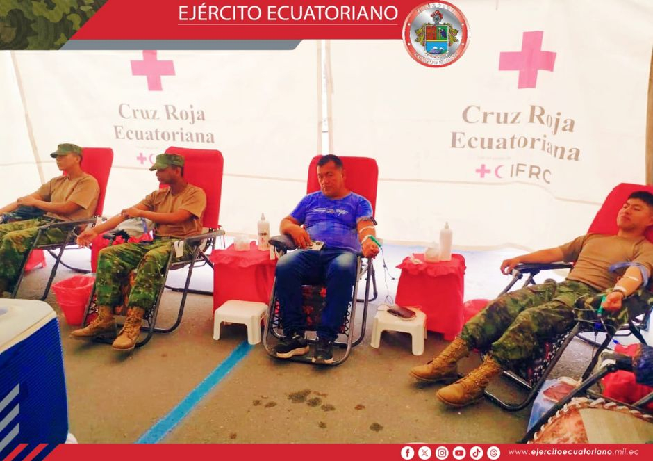 Soldados de la frontera sur apoyan campaña de donación de sangre