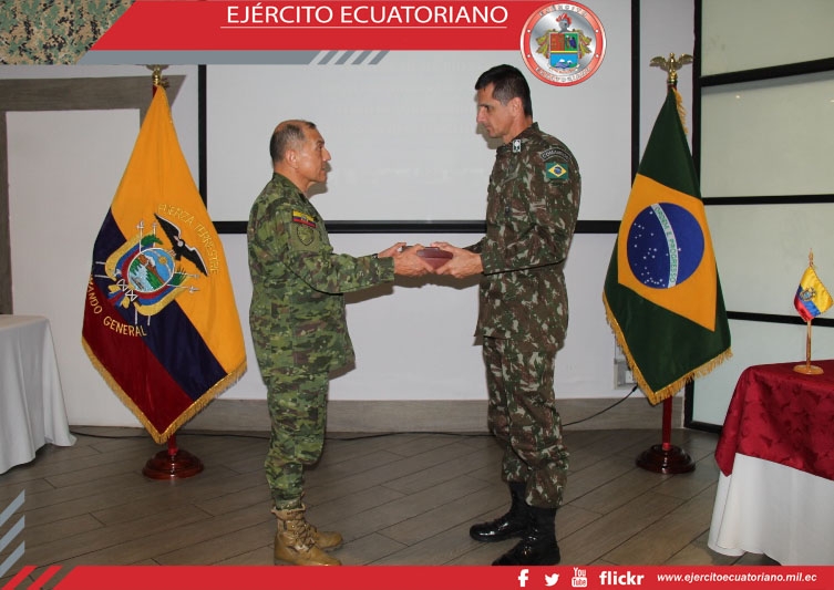 Se clausuró la XII Conferencia Bilateral de Estados Mayores entre los Ejércitos de Ecuador y Brasil