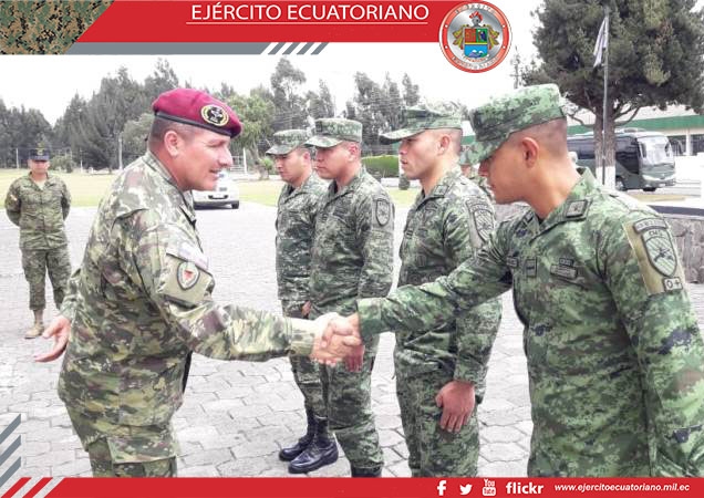 Brigada de Fuerzas Especiales recibe a delegación del Ejército Mexicano
