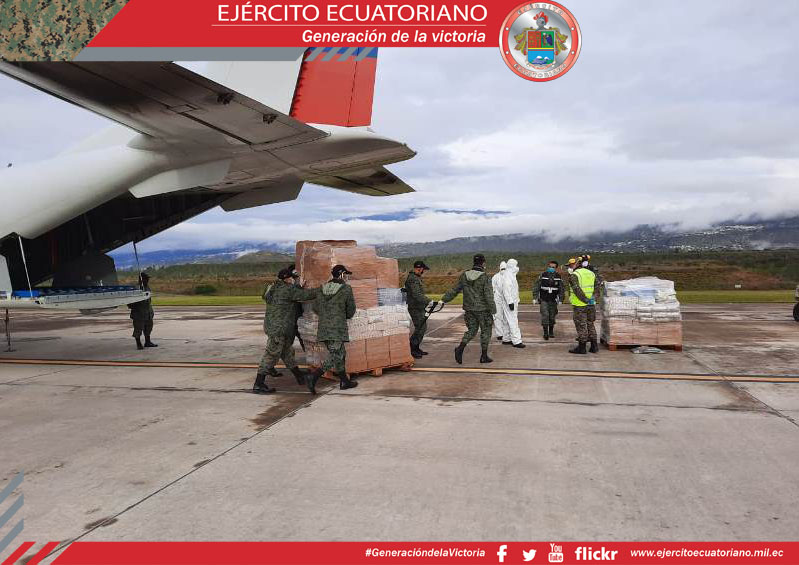 Comando Logístico entregó donaciones a unidades de salud de Fuerzas Armadas