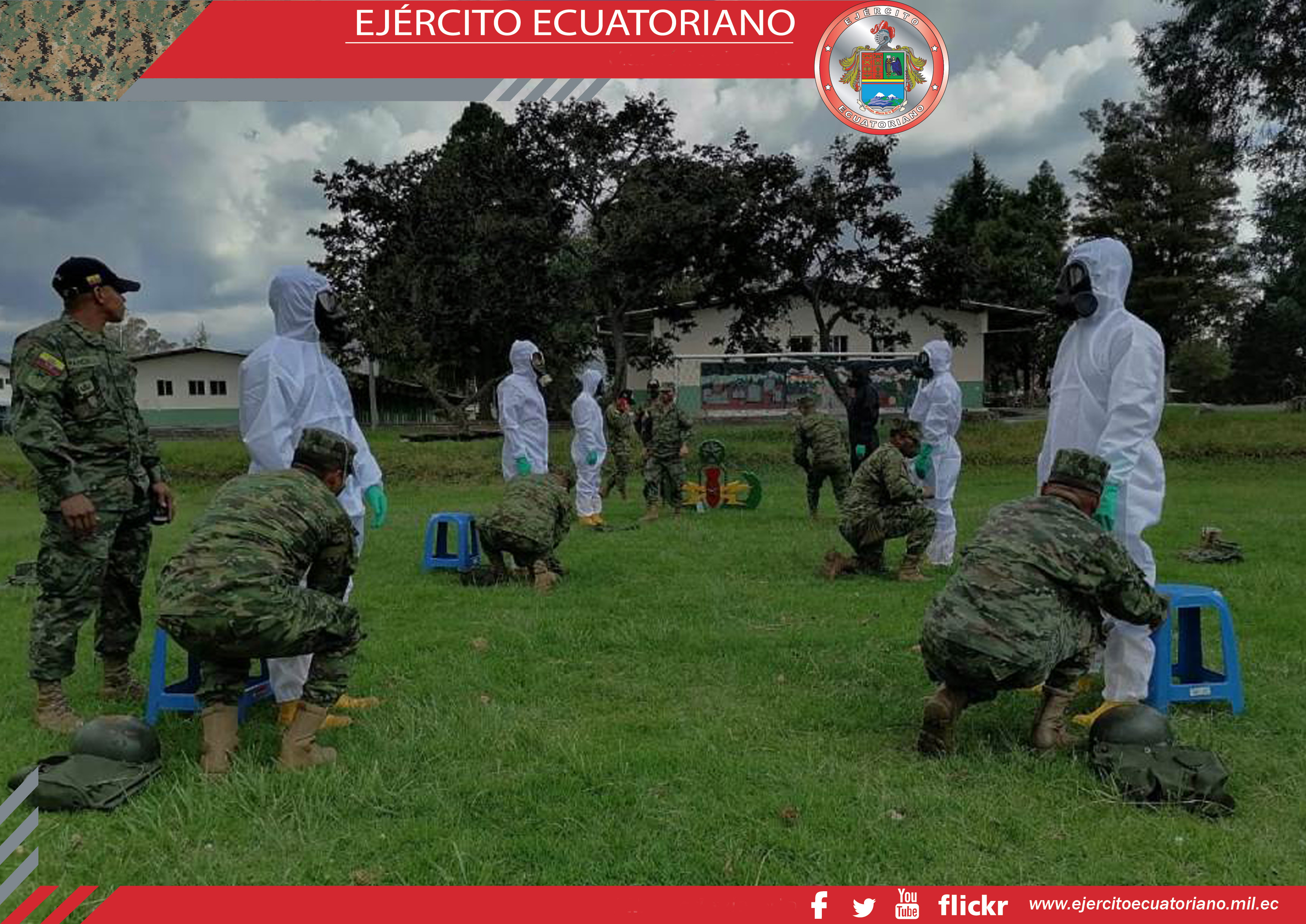 Personal de ingeniería se entrena en defensa ante amenazas bacteriológicas, químicas y radiológicas