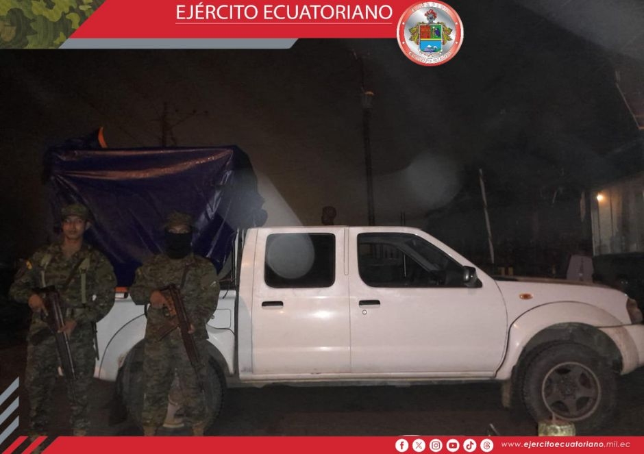 Decomiso de combustible en Tiwintza