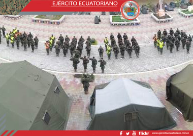 Cerca de 1000 efectivos militares de la Segunda División de Ejército Libertad se encuentran desplegados en Manabí