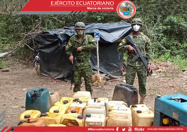 Militares controlan minería ilegal en el cantón Chinchipe