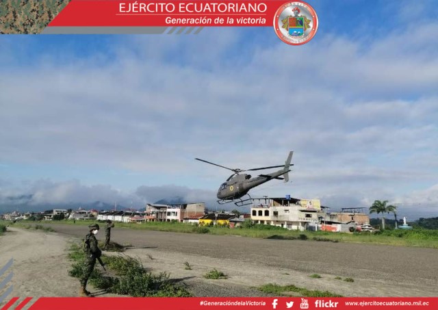 Fuerzas Armadas realizan reconocimiento aéreo en frontera sur