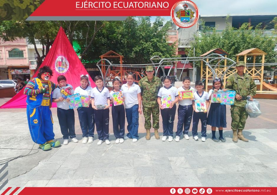 Ejército Ecuatoriano realiza acción cívica en Daule
