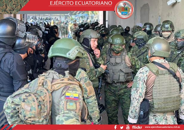 Penitenciaría del Litoral es intervenida por Fuerzas Armadas