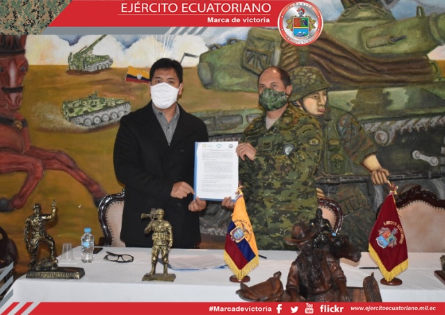 Brigada blindada firmó carta de intención con la Unach