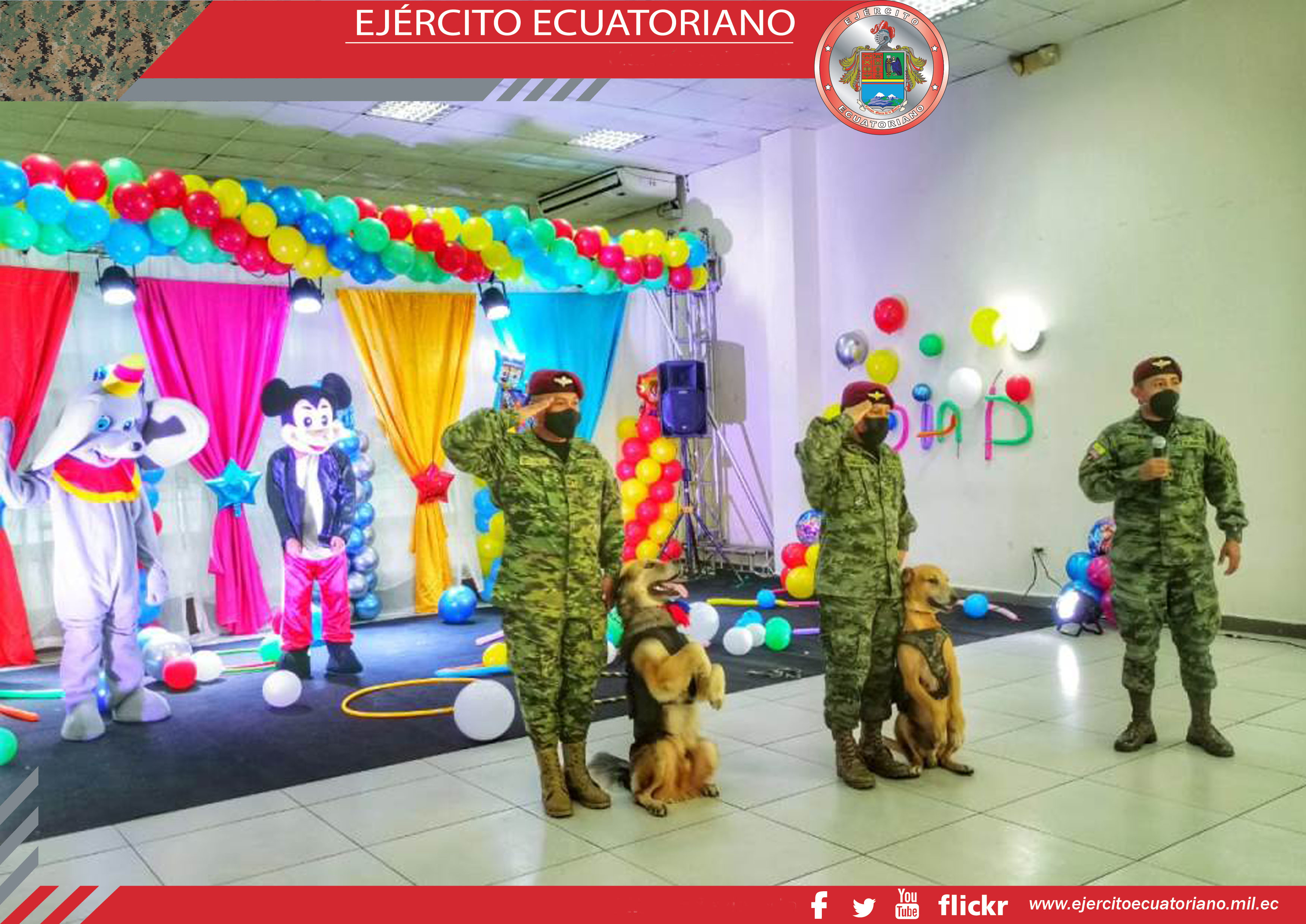 Guías y canes amaestrados participan en Festival Virtual por el Día del Niño