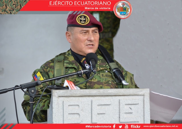 En Latacunga se realizó la ceremonia de cambio de mando de la Brigada Patria